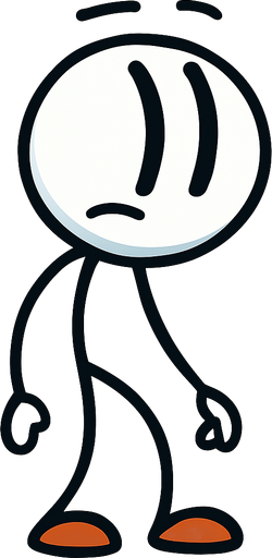 Henry Stickmin.
In-Game asset.  2d.  High contrast.  No shadows