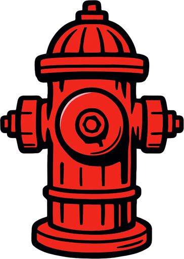 Fire hydrant.
In-Game asset.  2d.  High contrast.  No shadows