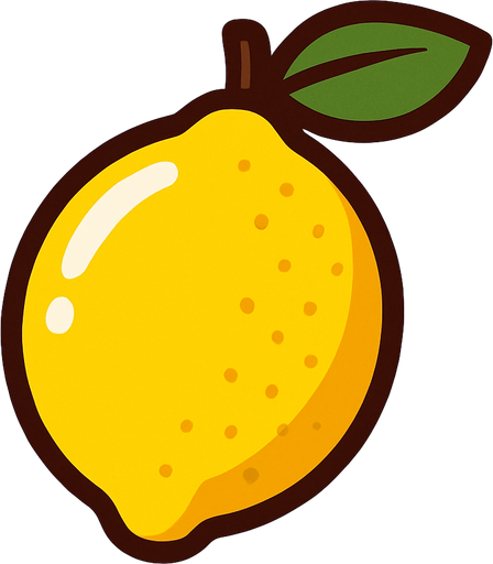 lemon.
In-Game asset.  2d.  High contrast.  No shadows