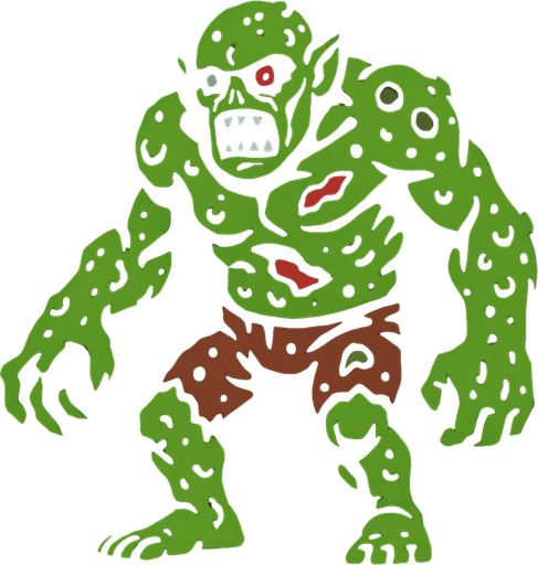 mutant.
In-Game asset.  2d.  High contrast.  No shadows