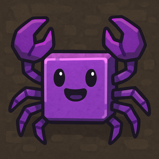 purple square crab.
In-Game asset