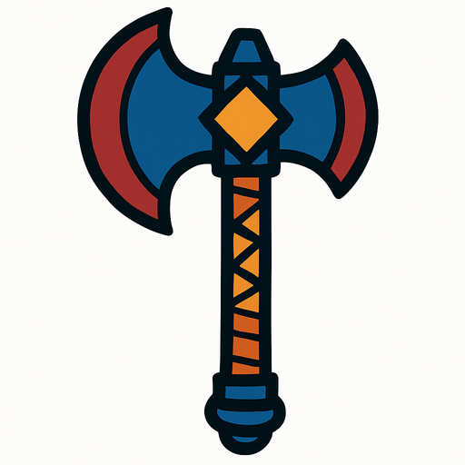 weapon.
In-Game asset.  2d.  High contrast.  No shadows