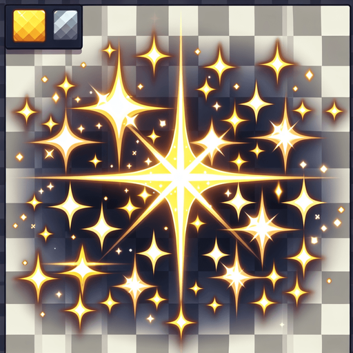sparkle.
Single Game Texture. In-Game asset. 2d. Blank background. High contrast. No shadows.