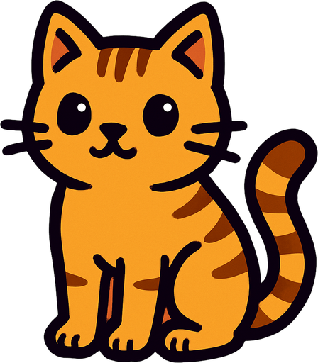 create a cat.
In-Game asset.  High contrast.  No shadows