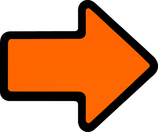 right arrow.
In-Game asset.  2d.  High contrast.  No shadows