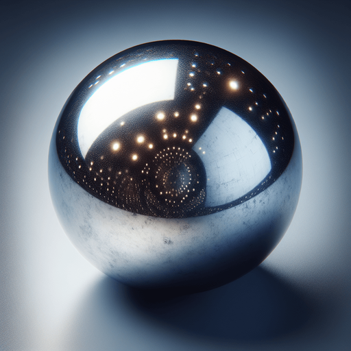 metal ball.
Single Game Texture. In-Game asset. 2d. Blank background. High contrast. No shadows.