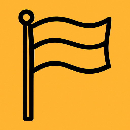 flag.
In-Game asset.  2d.  High contrast.  No shadows