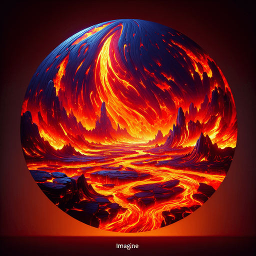 Lava world imagination.
Single Game Texture. In-Game asset. 2d. Blank background. High contrast. No shadows.