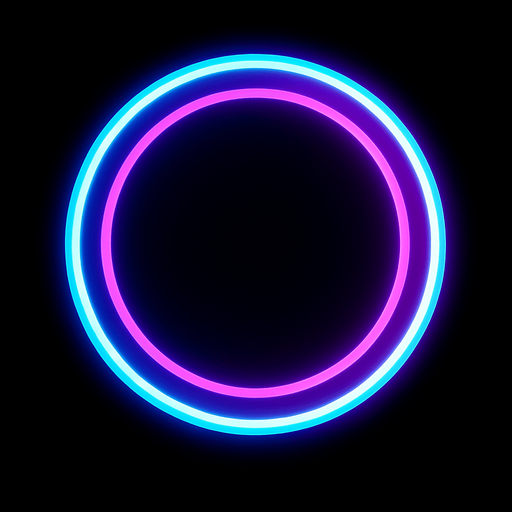 Neon ball.
In-Game asset.  2d.  High contrast.  No shadows