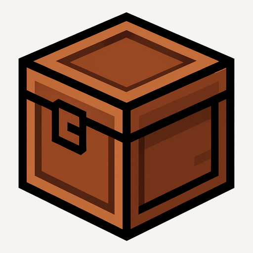 box.
In-Game asset.  2d.  High contrast.  No shadows. pixel art