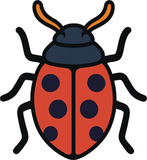 Bug.
In-Game asset.  2d.  High contrast.  No shadows